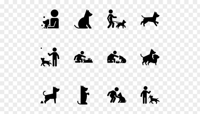 Dog Training Line Human Behavior Point White Clip Art PNG