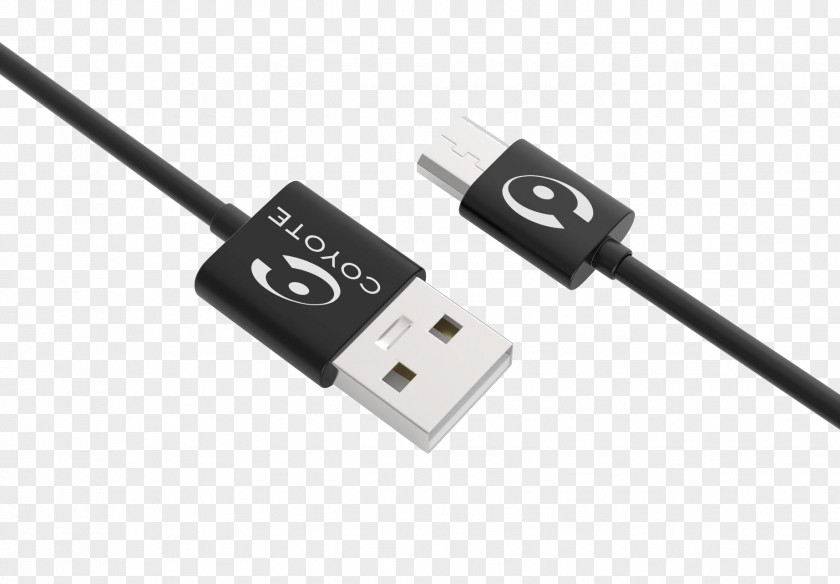 Micro Usb Cable Battery Charger Micro-USB Coyote Electrical PNG