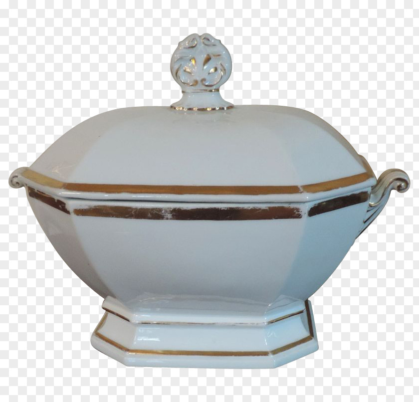 Design Tureen Ceramic Lid PNG