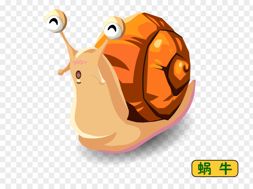 Hand-painted Snail Drawing Festival Gratis PNG