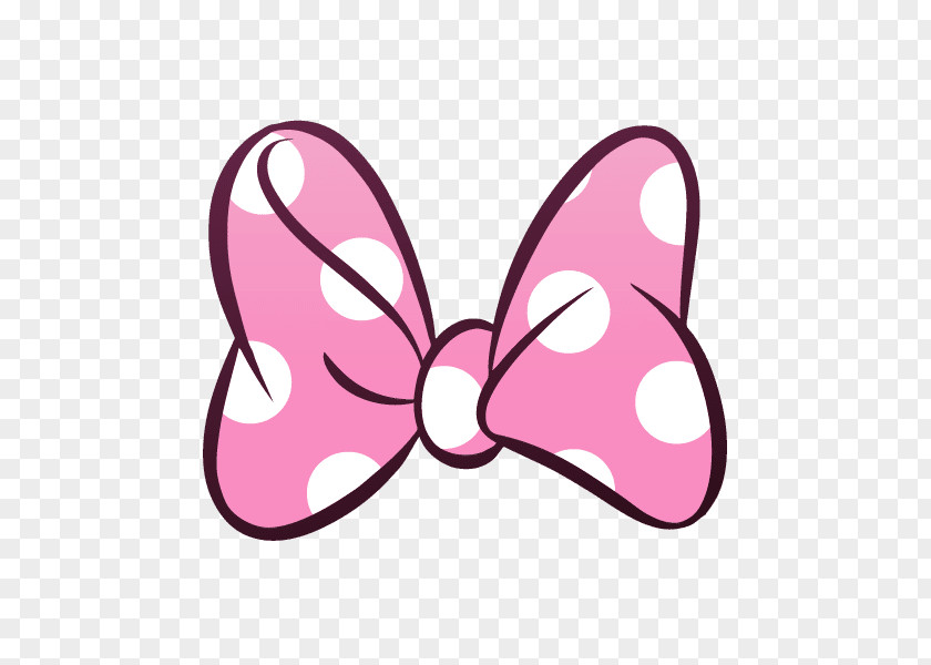 Lovely Parting Line Minnie Mouse Cartoon Clip Art PNG