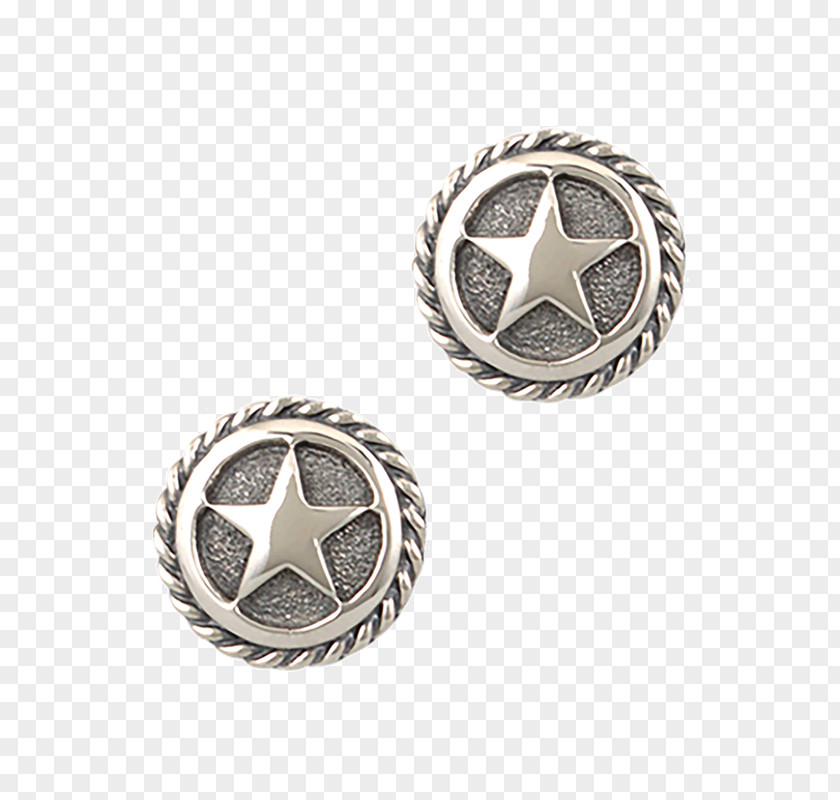 Silver Edge Earring Body Jewellery PNG