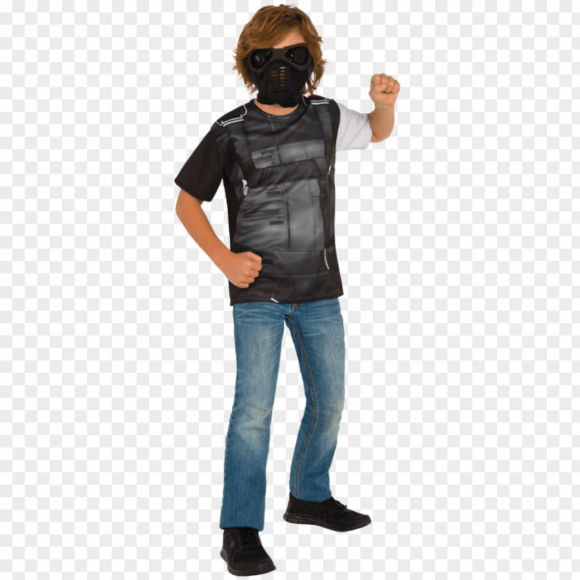 T-shirt Bucky Barnes Costume Mask Captain America PNG