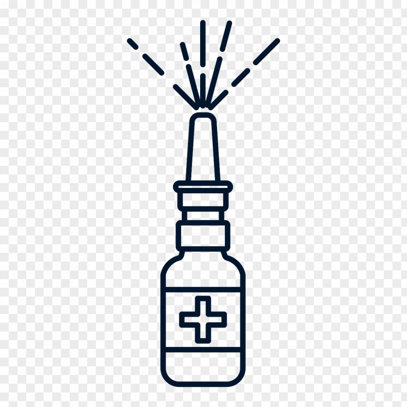 Take Medicine Nasal Spray Pharmaceutical Drug Nose Clip Art PNG