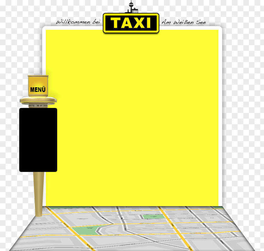 Taxi Brand Material PNG