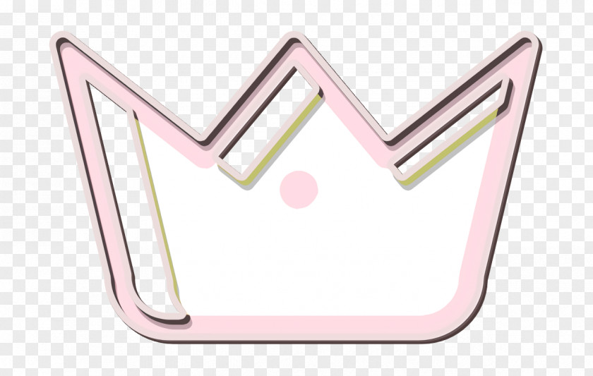 Triangle Material Property Crest Icon Crown General PNG