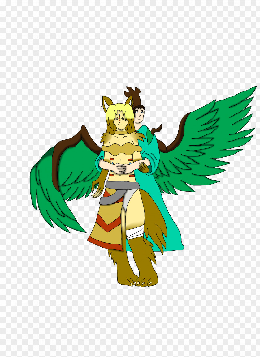 Shiba God Illustration Legendary Creature Bird Of Prey Cartoon PNG