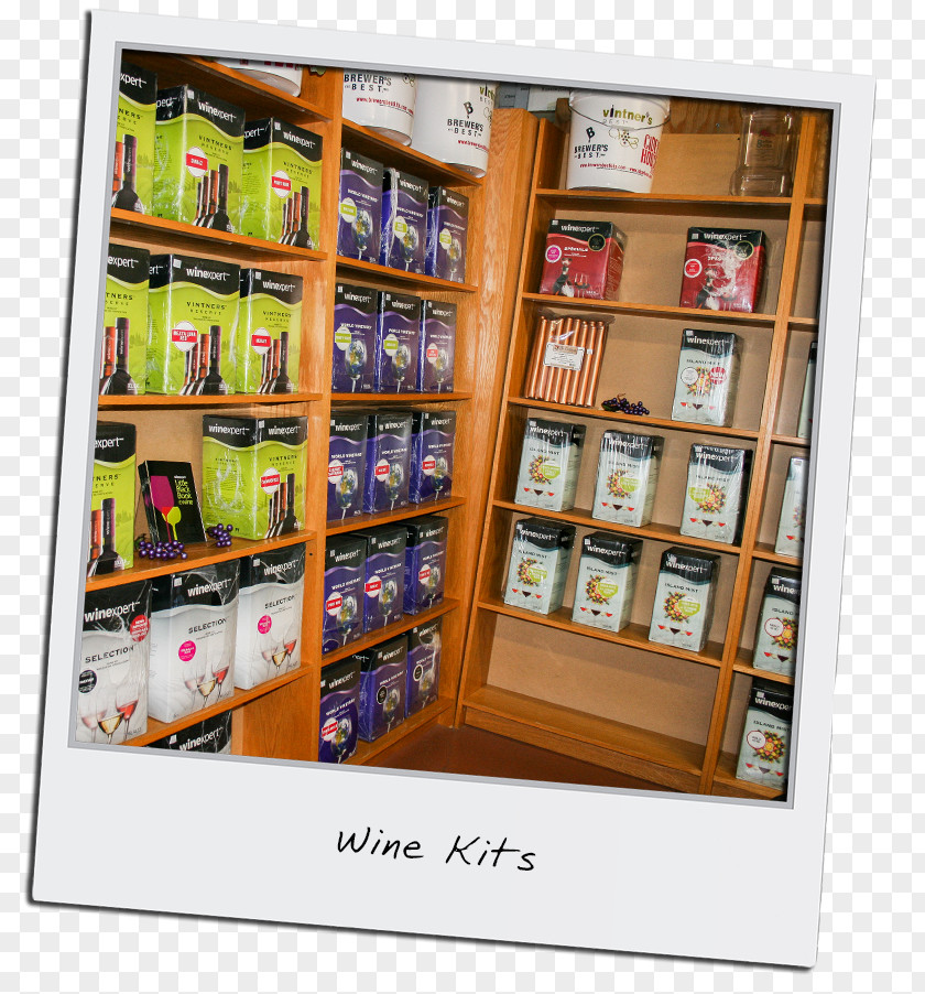 Wine Home-Brewing & Winemaking Supplies Beer Shelf PNG