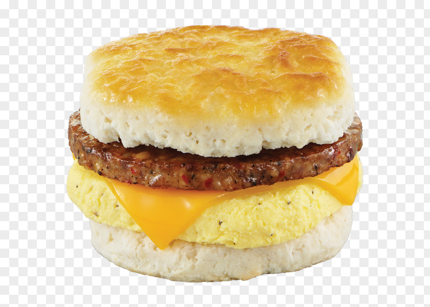 Biscuit Breakfast Sandwich Hamburger Bacon, Egg And Cheese Fast Food PNG