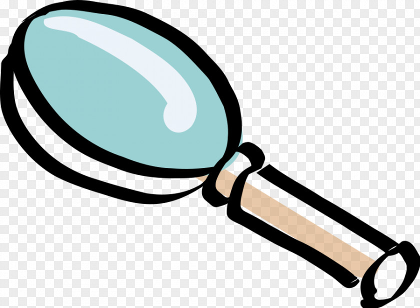 Clip On Magnifying Glass Art PNG
