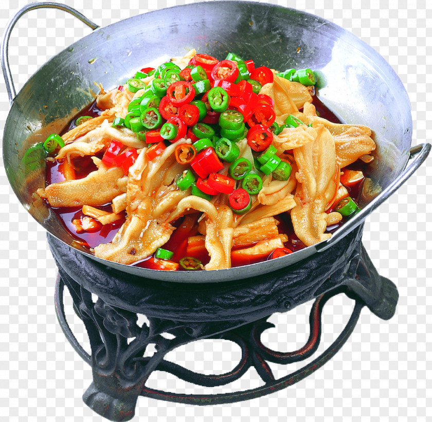 Duck Feet Pot Lo Mein Chow Fried Noodles Chinese Yakisoba PNG