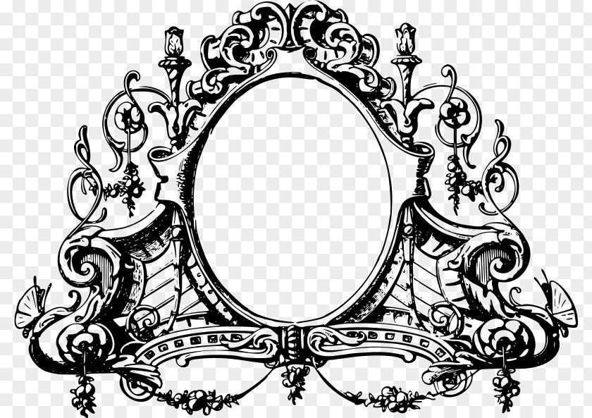 Gray Frame Drawing Clip Art PNG