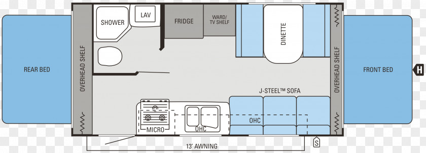 Jayfeather Jayco, Inc. Caravan Campervans Floor Plan Trailer PNG