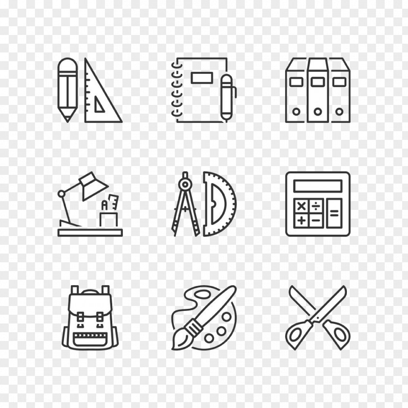 School Supplies High-definition Deduction Material Icon PNG