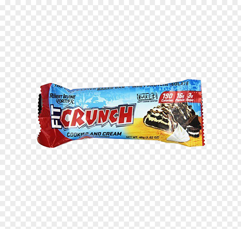 Crunch Chocolate Bar Nestlé Cookies And Cream Protein Flavor PNG