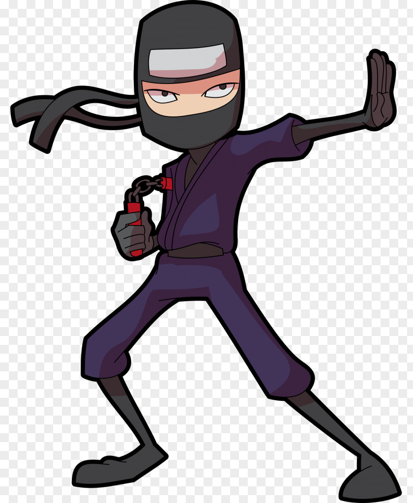 Ninja Shuriken Nunchaku Sword Clip Art PNG