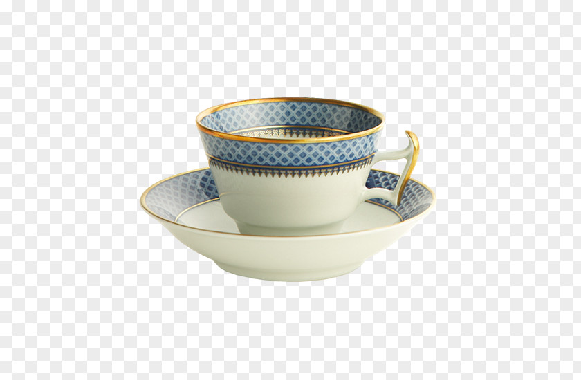 Plate Coffee Cup Saucer Porcelain Teacup Tableware PNG