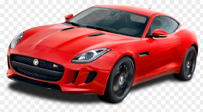 Red Jaguar F Type Coupe Car 2017 F-TYPE Cars Sports PNG