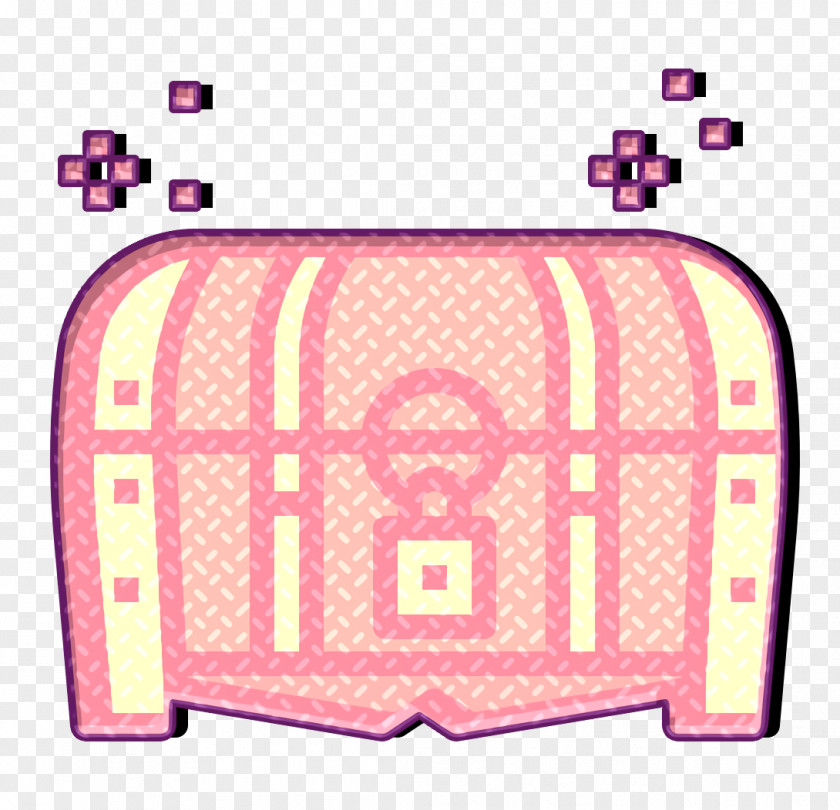 Treasure Chest Icon Game Elements PNG