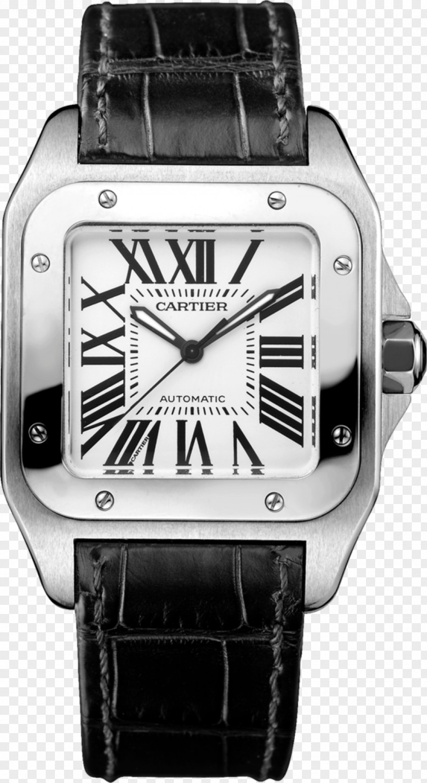 Watch Cartier Santos 100 Automatic Chronograph PNG