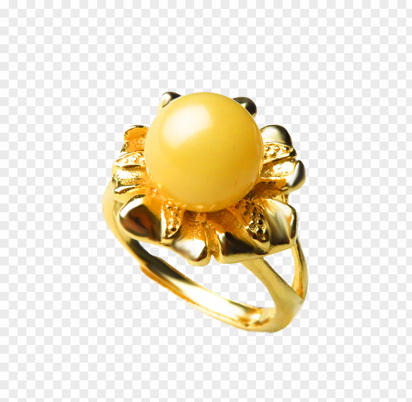 Beeswax Amber Ring Gemstone Jade PNG