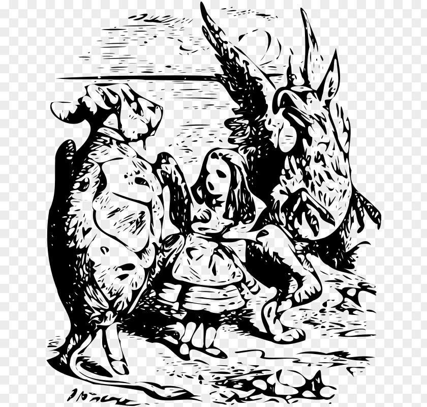 Alice's Adventures In Wonderland And Through The Looking-Glass Mock Turtle White Rabbit PNG