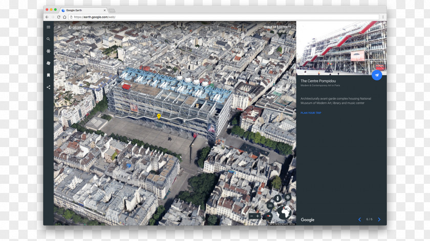 Armchair PLAN Culture Map Google Earth Centre Georges Pompidou PNG