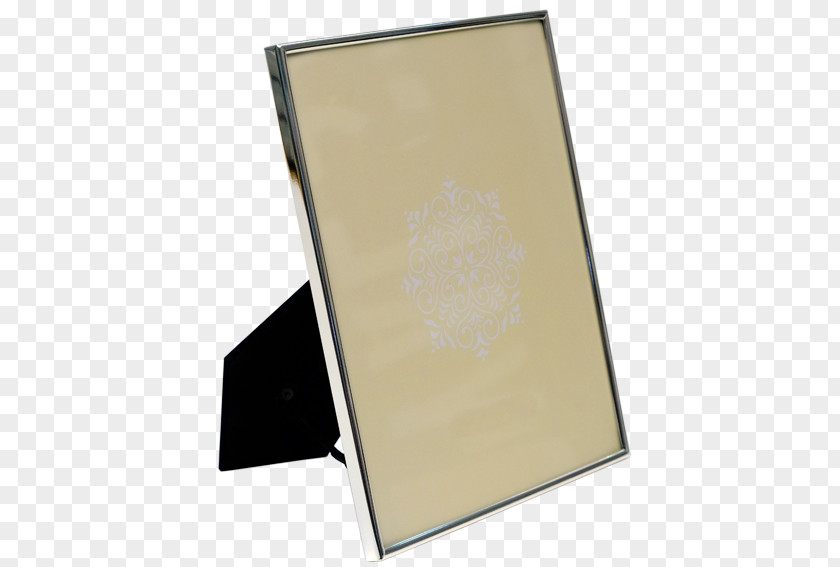 Silver Passport Cover Picture Frames Plating Metal Section Frame Printing PNG