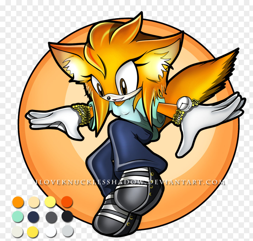Sonic Orange Fox Clip Art Illustration Product Fiction Character PNG