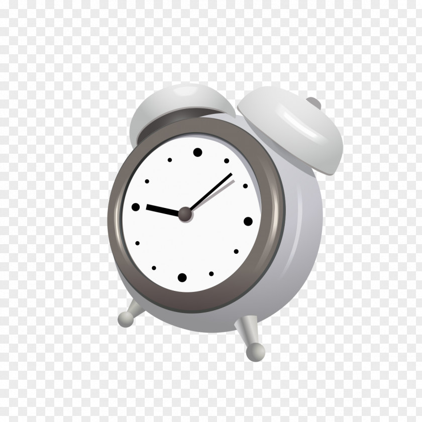 Alarm Pattern Of Black And White Clock PNG