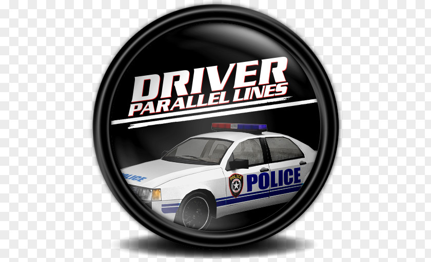 Driver Parallel Lines 1 Police Brand Motor Vehicle Automotive Design PNG
