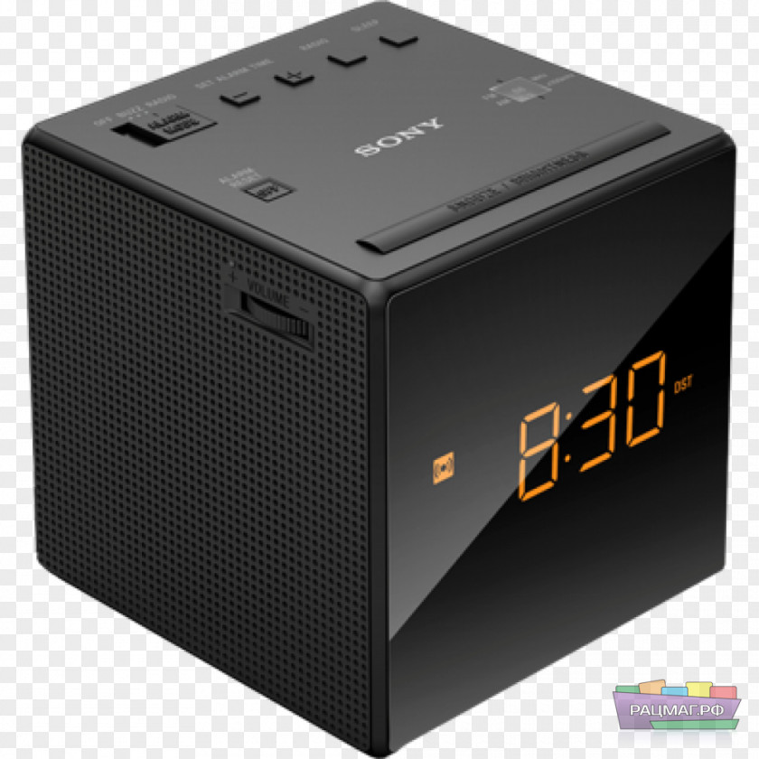 Radio Sony Alarm Clock ICFC1BLACK ICF-C1T Clocks PNG
