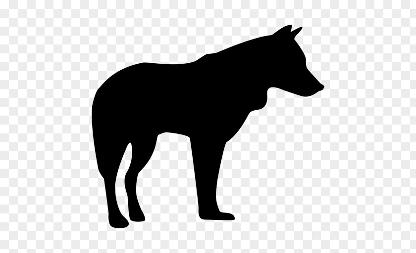Silhouette Drawing Dog Breed PNG