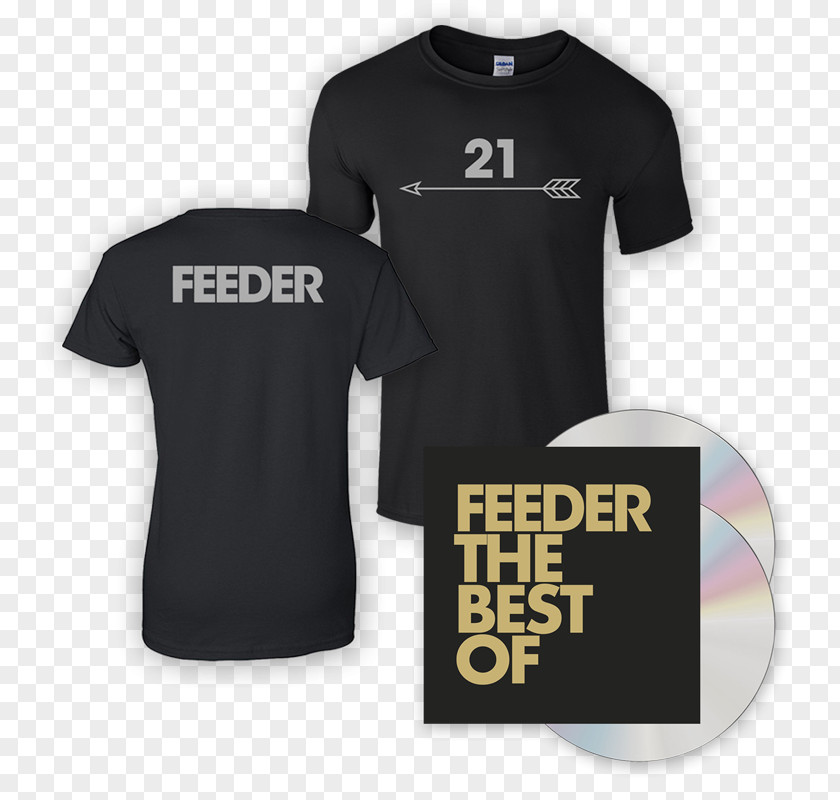 T-shirt The Best Of Feeder / Arrow Album PNG