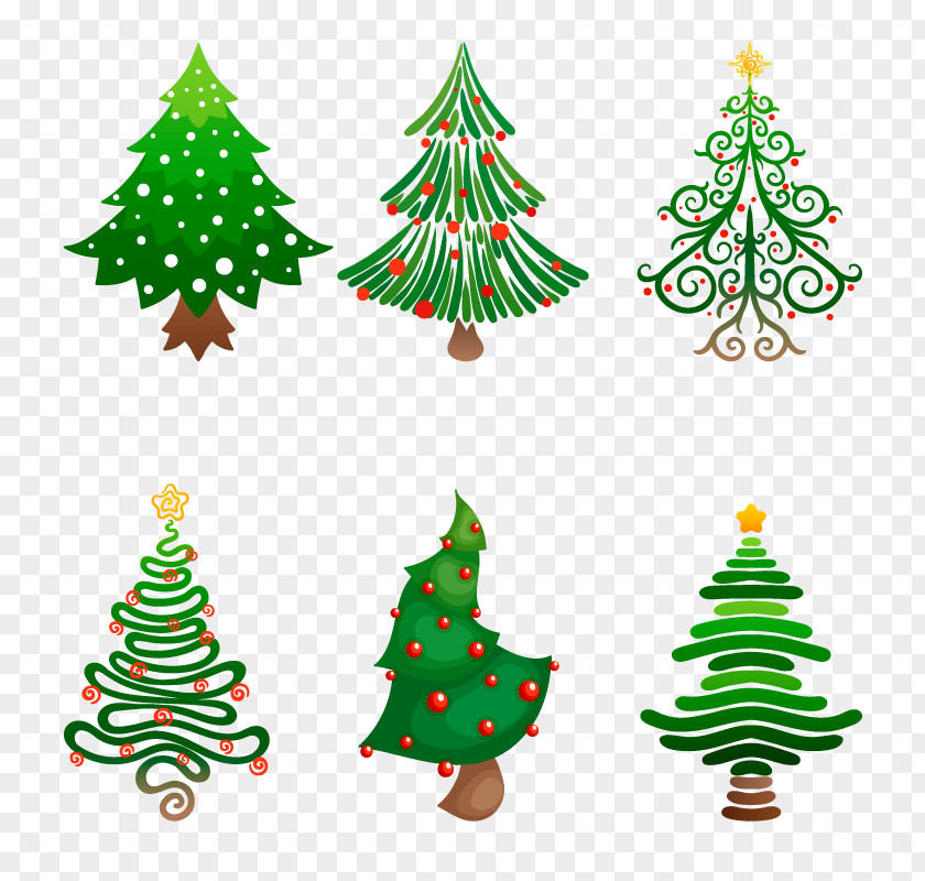Vector Christmas Tree Ornament Fir PNG