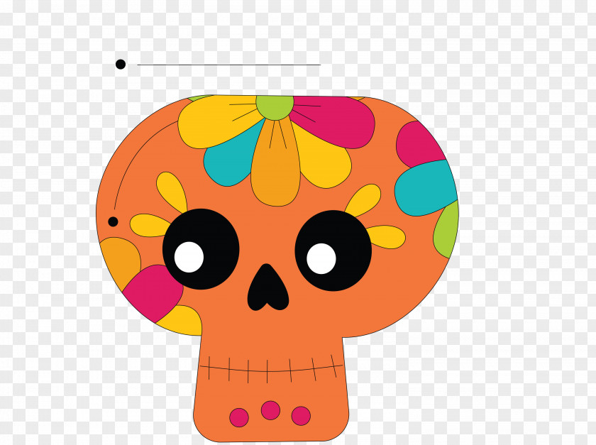 Calavera La Catrina Sugar Skull PNG