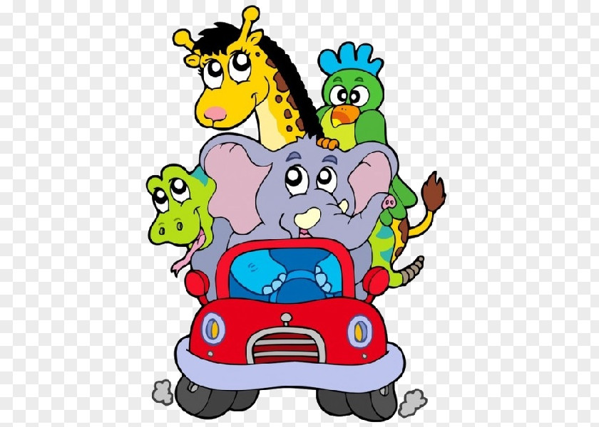 Group Of Animals Cartoon Funny Animal Clip Art PNG