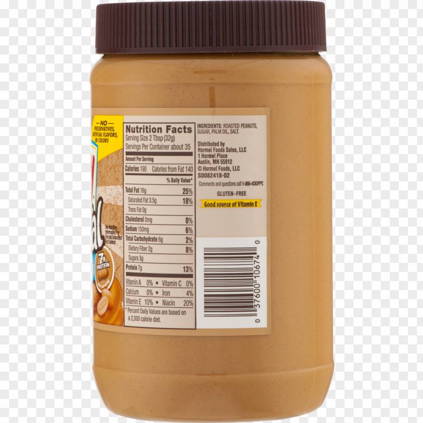 Honey Roasted Peanuts SKIPPY Cream Peanut Butter Ingredient PNG