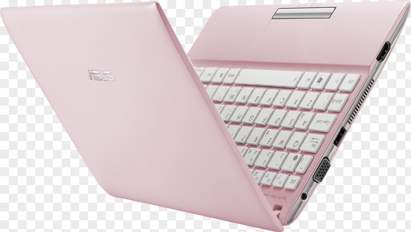 Pink Flare Netbook Laptop Asus Eee PC Personal Computer PNG