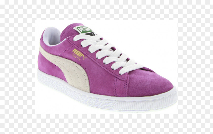 Pink Puma Shoes For Women Sports Skate Shoe Sportswear Suede PNG