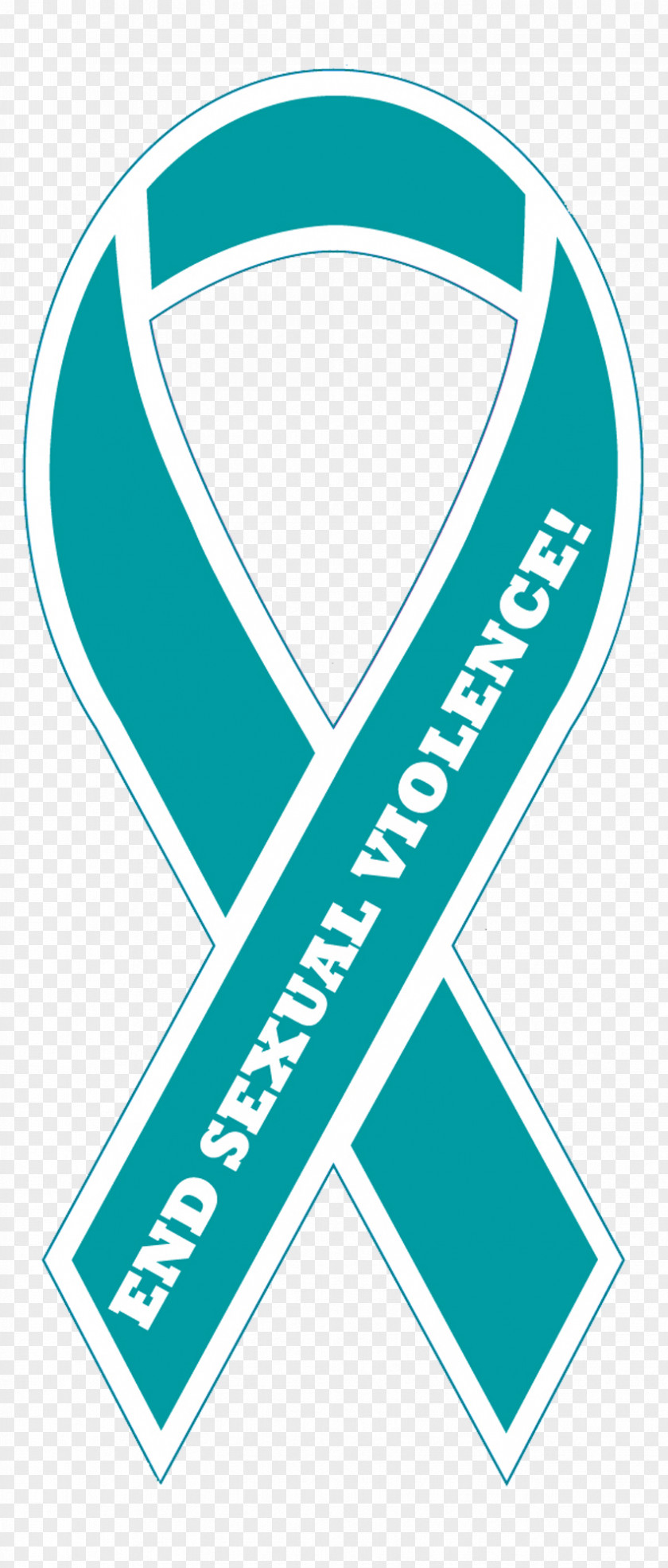 Teal Domestic Violence Awareness Ribbon Child Abuse PNG
