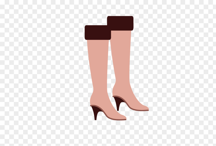 Woman Shoe Care Boot Designer PNG