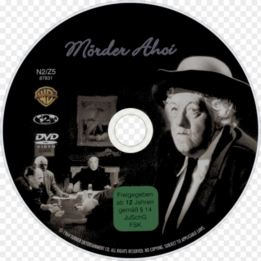 Ahoy Miss Marple Compact Disc DVD Text Conflagration PNG