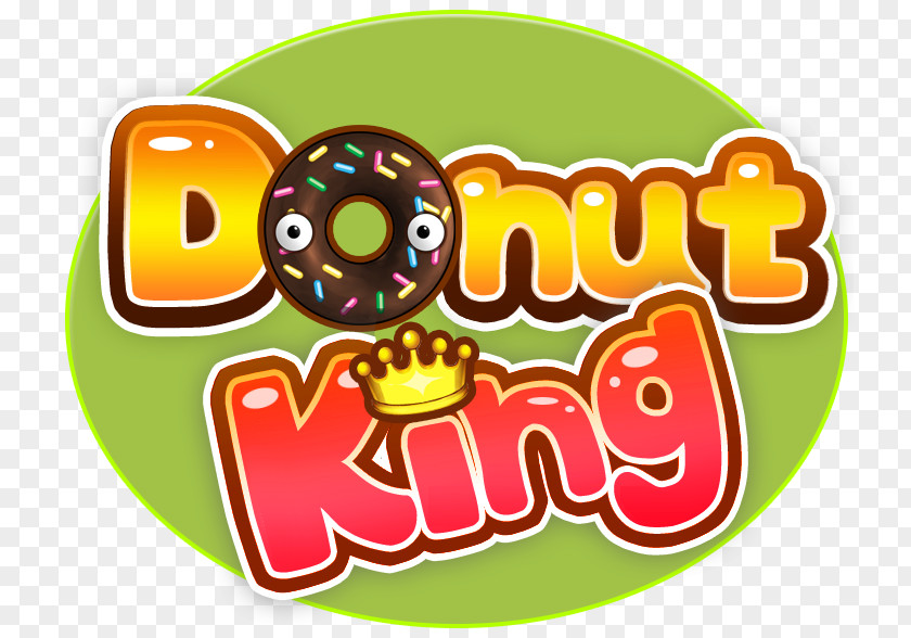 Donut King Vegetarian Cuisine Fast Food Logo PNG