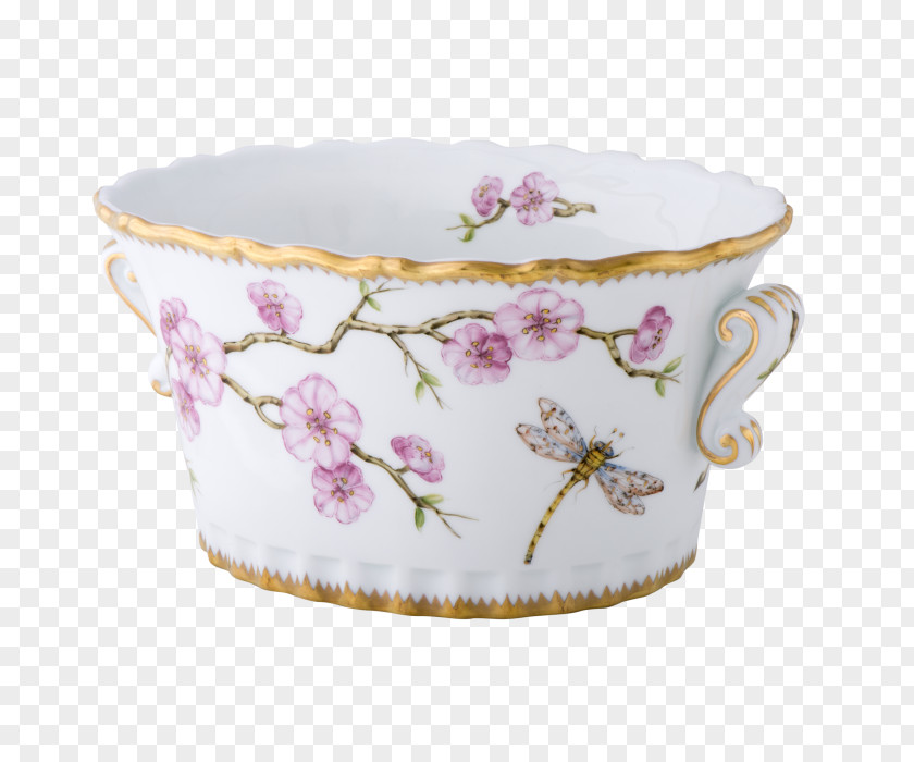 Hand-painted Delicate Lace White House Cachepot Porcelain Flowerpot Blossom PNG