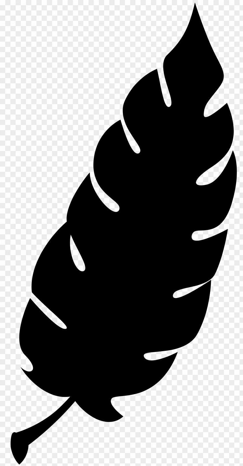 Thumb Leaf Clip Art Silhouette PNG