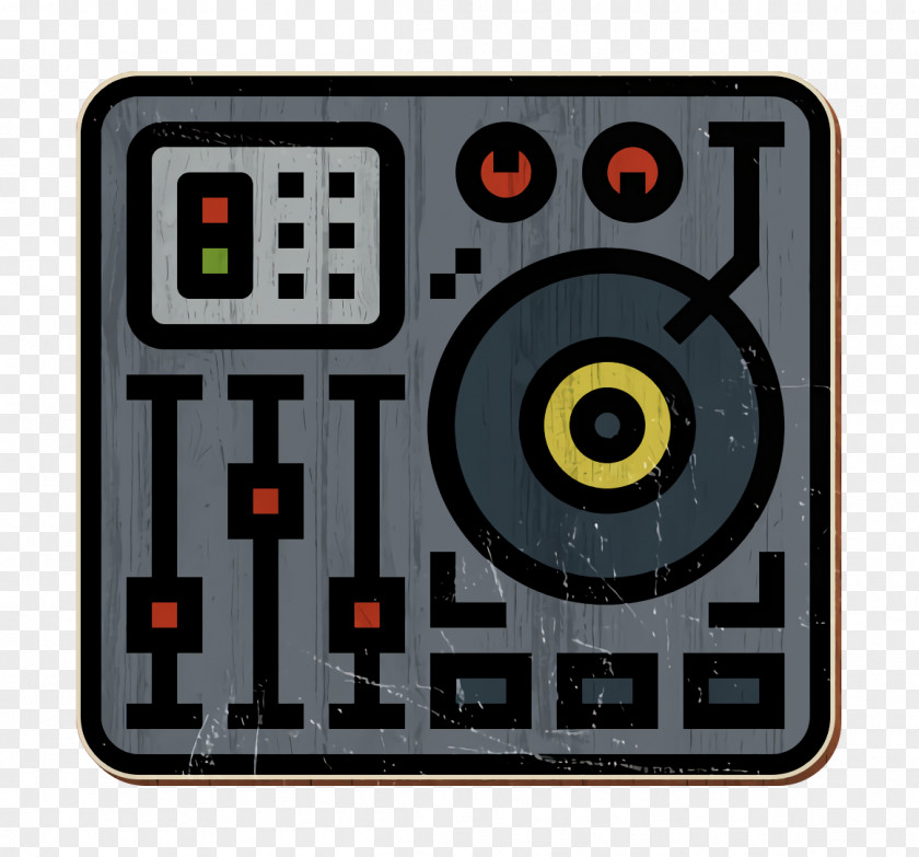 Audio Icon Punk Rock Mixing Table PNG