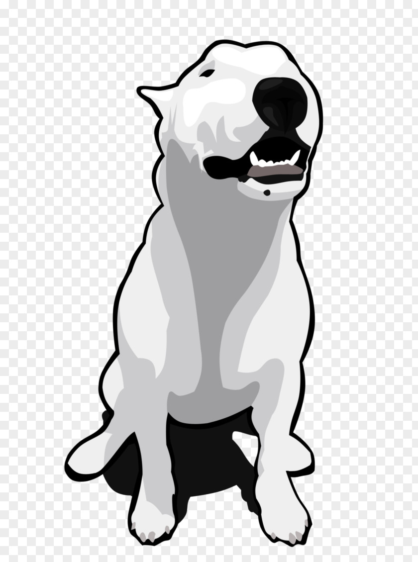 Cartoon Bull Terrier Staffordshire American Pit Bulldog PNG