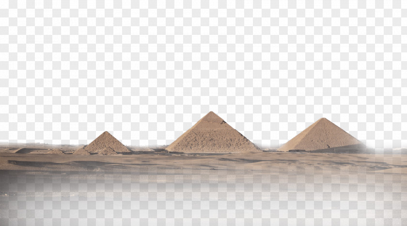 Egyptian Pyramids Triangle Pattern PNG