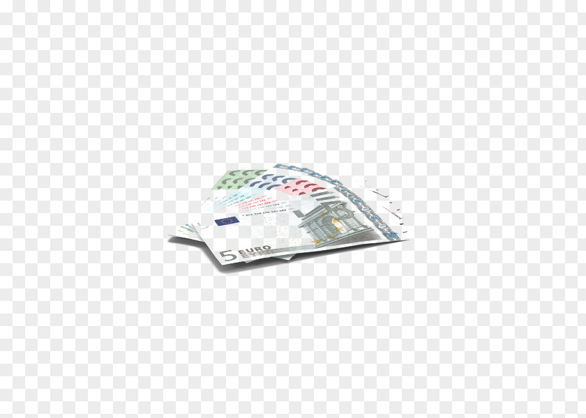 Euro Banknotes Spread Coin PNG